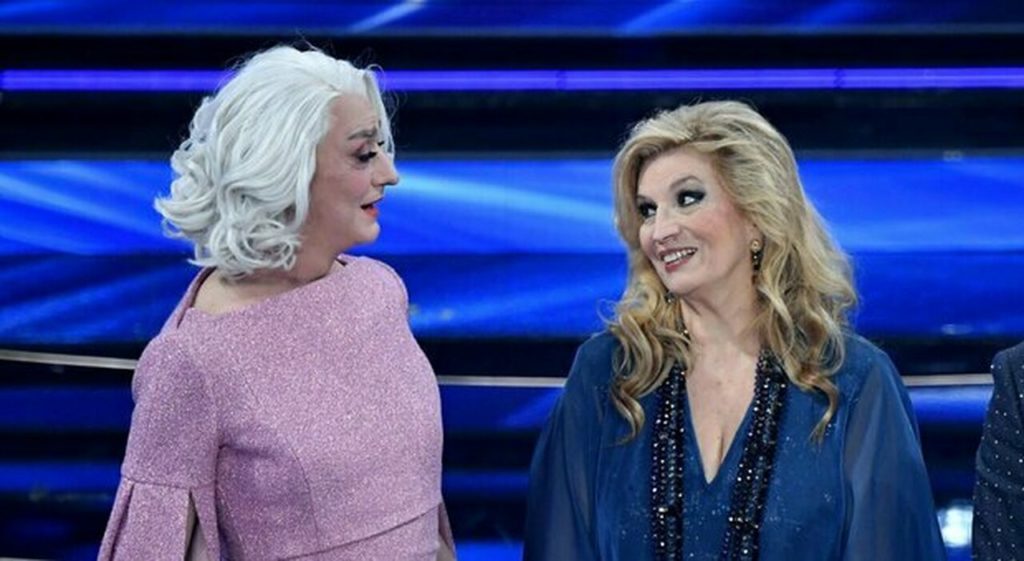 Drusilla Foer e Iva Zanicchi a Sanremo 2022