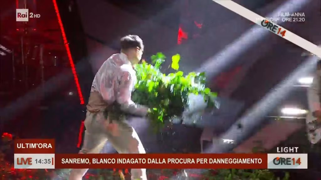 Com'è finita la vicenda di Blanco a Sanremo e le rose