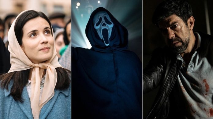 Scene di Primadonna, Scream VI e L'ultima notte di Amore, tre dei nuovi film al cinema dal 9 marzo