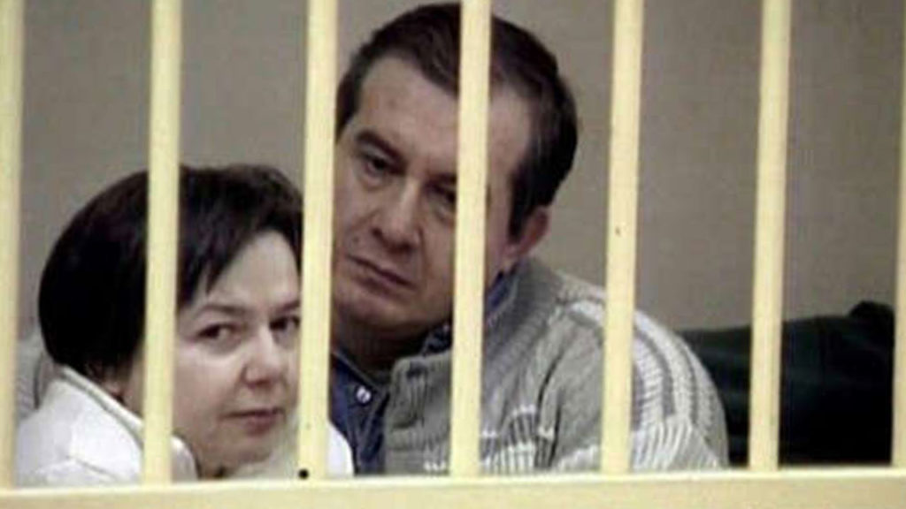 Rosa Bazzi e Olindo Romano durante il processo per la strage di Erba