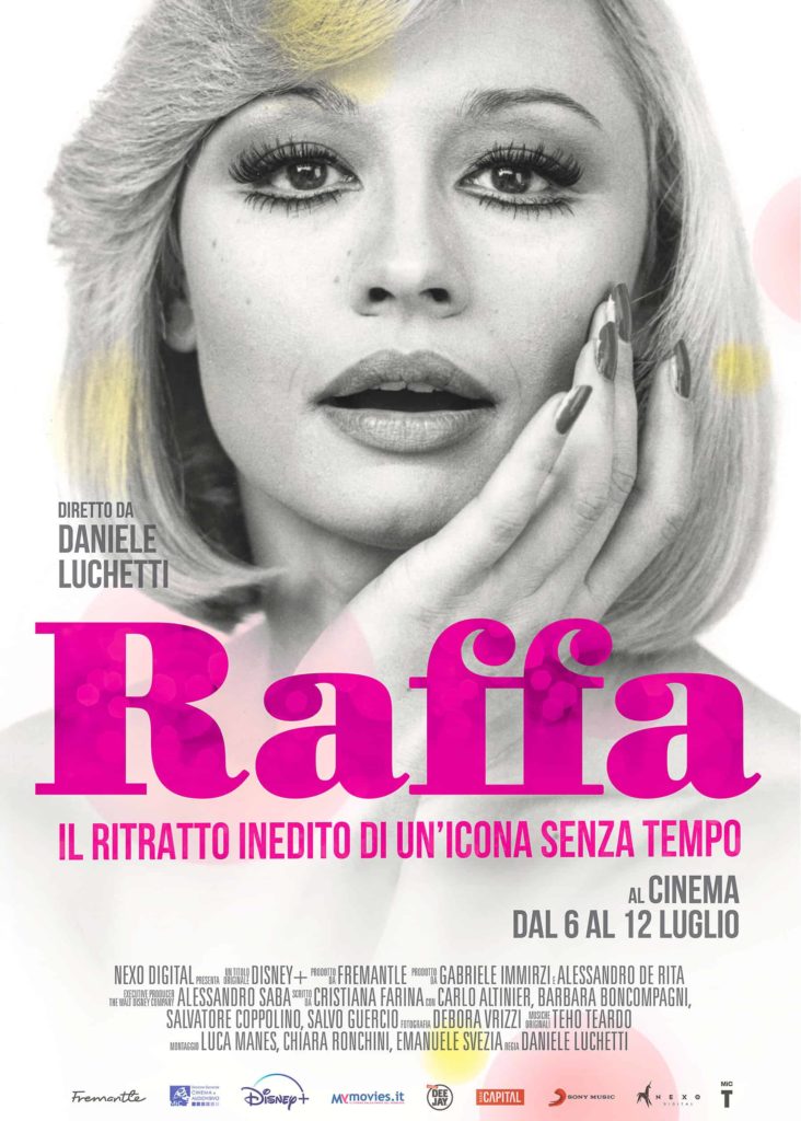 Raffa poster del film su Raffaella Carrà diretto da Daniele Luchetti
