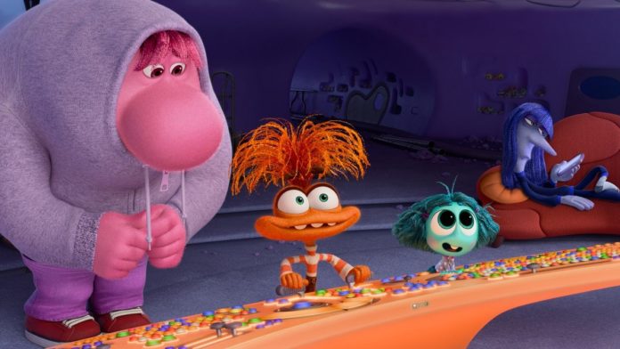 Una scena del film Inside Out 2