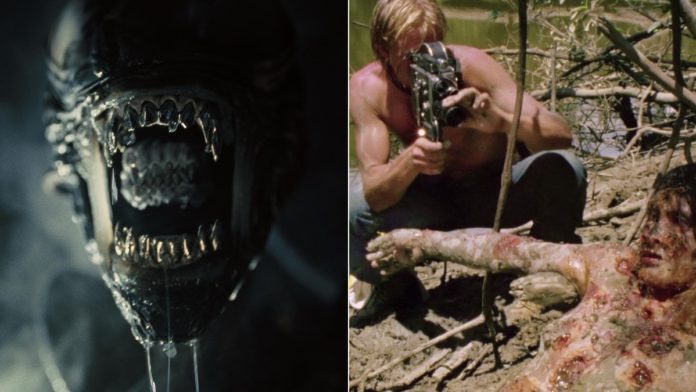 Scene di Alien: Romulus e Cannibal Holocaust, i due film al cinema dal 14 agosto