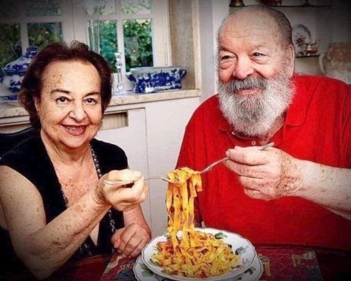 Maria Amato e Bud Spencer