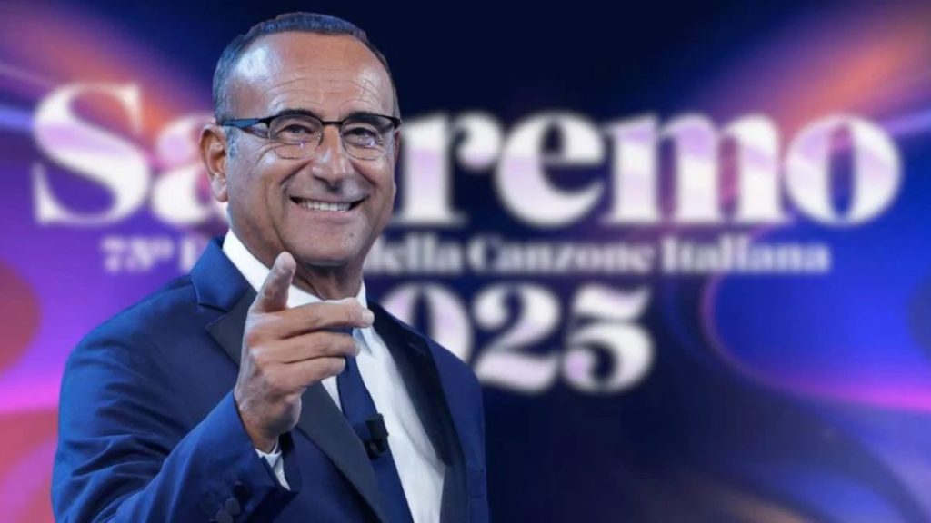 Carlo Conti a Sanremo 2025